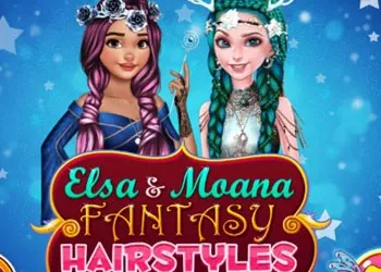 Elsa And Moana Fantasy Hairstyles