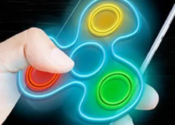 Fidget Spinner Neon Glow