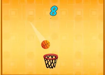 Basket ball challenge flick the ball